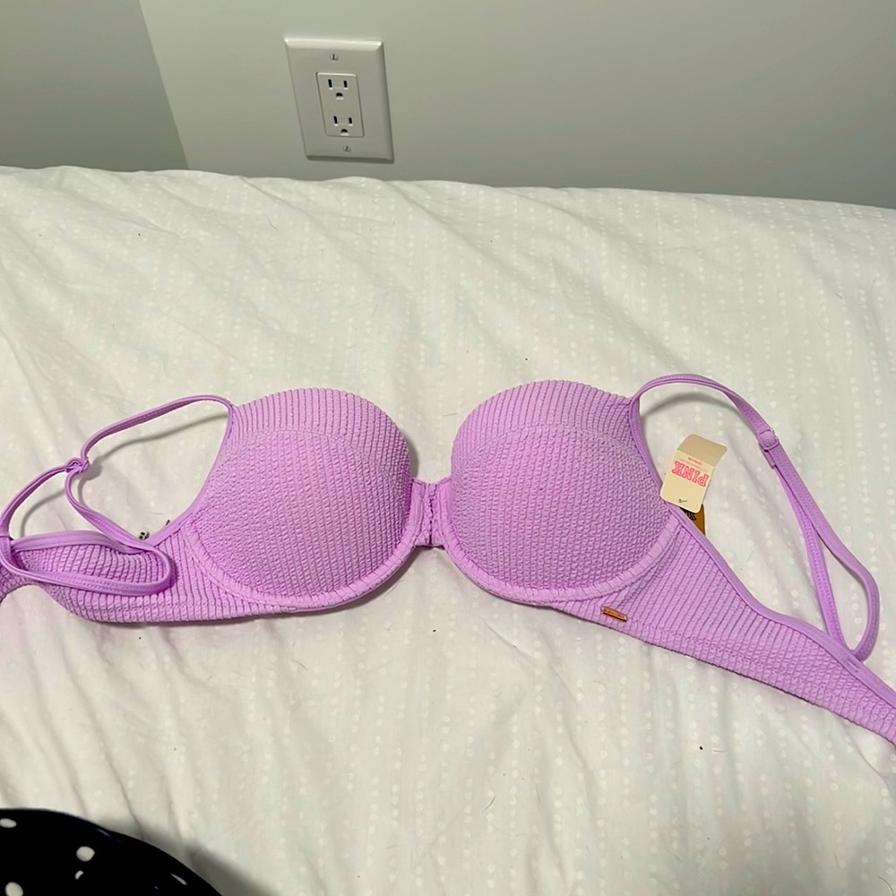 Lilac Bathing Suit Top by Pink